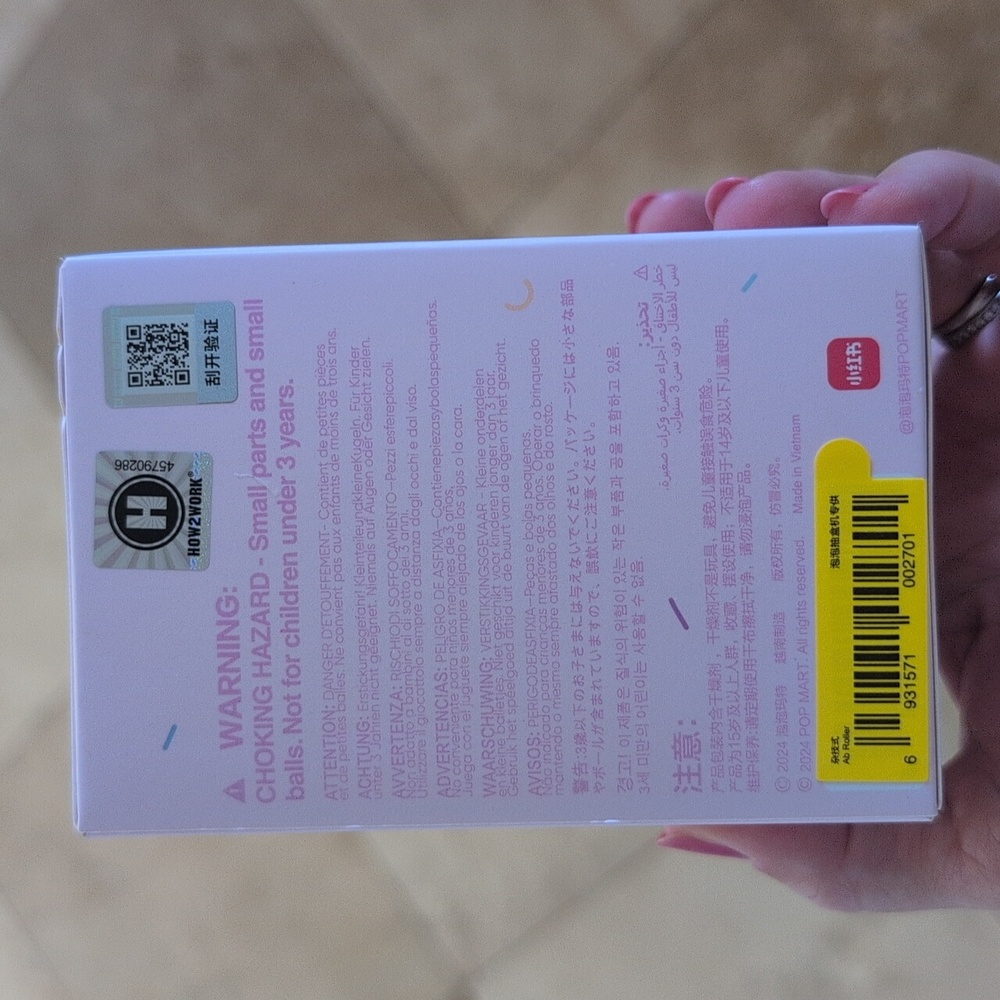 new unopened lazy yoga labubu figure AB ROLLER - Picture 6 of 9